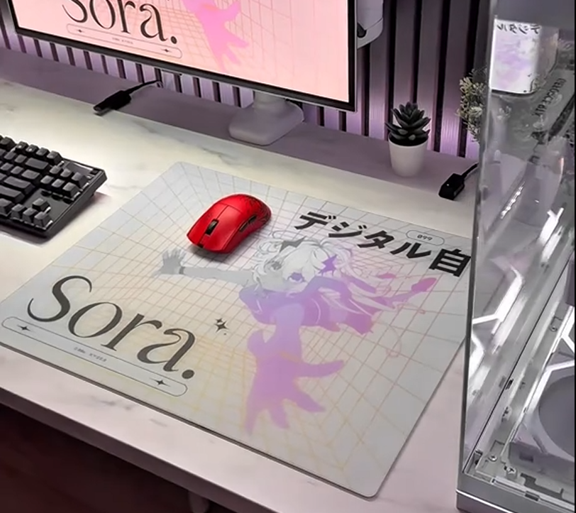 Glass Mousepad - Sora